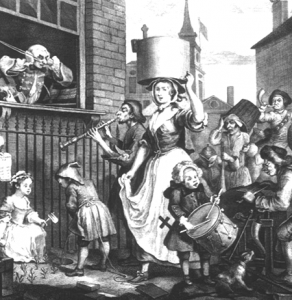 streetcries <em>London Street Cries</em> door William Hogarth, 18de eeuw.